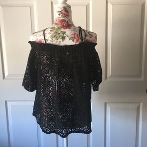 H&M off the shoulder blouse.